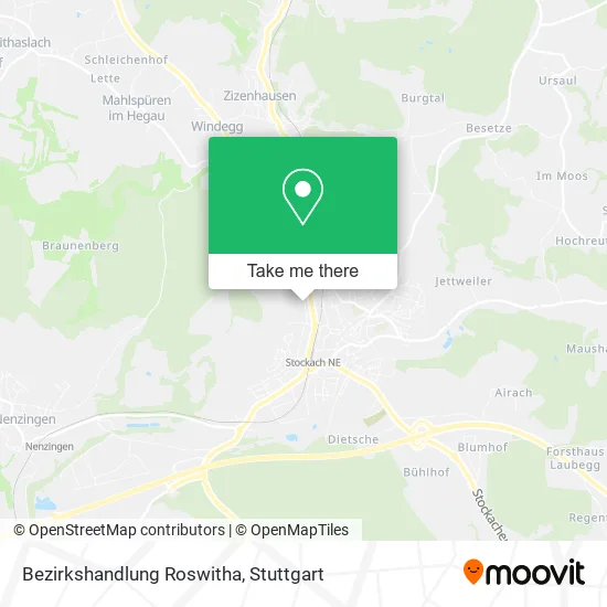 Карта Bezirkshandlung Roswitha