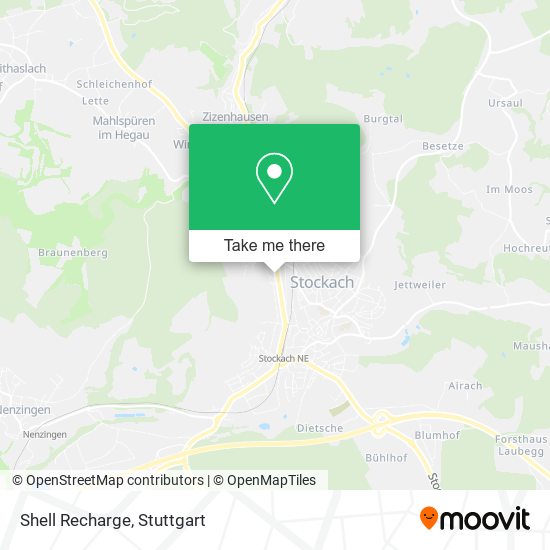 Shell Recharge map