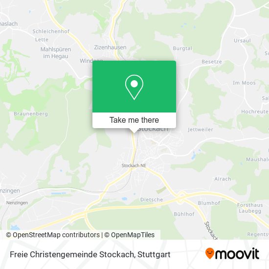 Freie Christengemeinde Stockach map