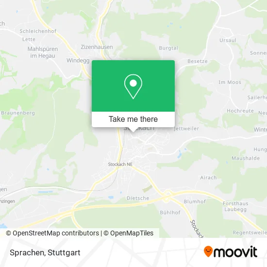 Карта Sprachen