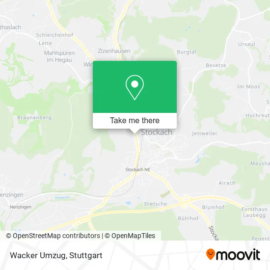 Карта Wacker Umzug