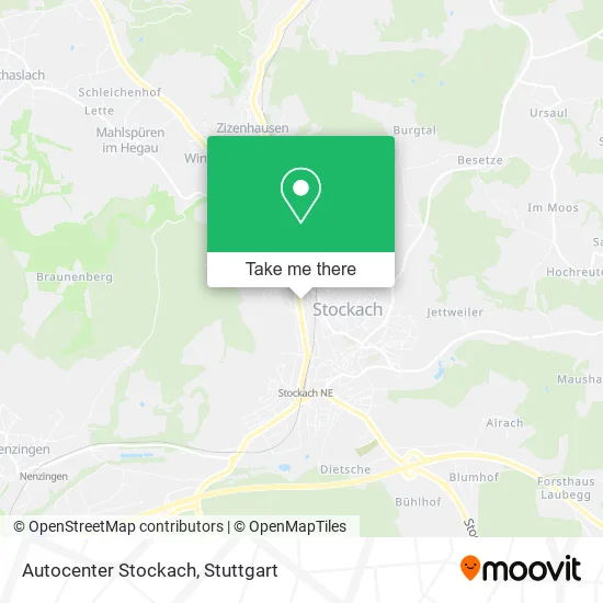 Карта Autocenter Stockach