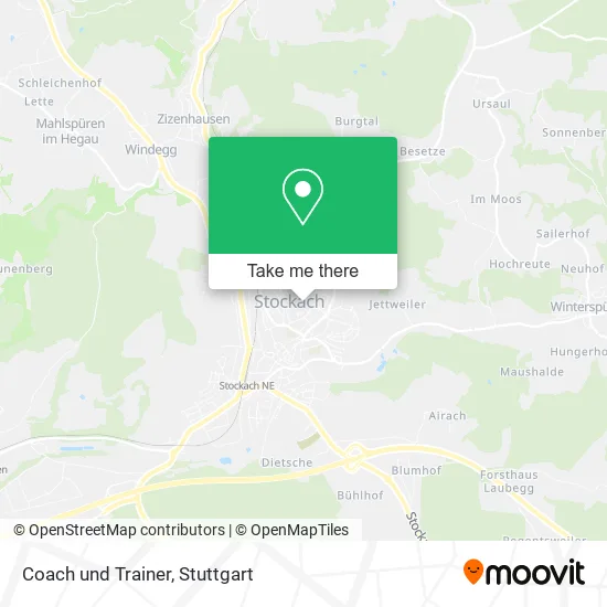 Карта Coach und Trainer