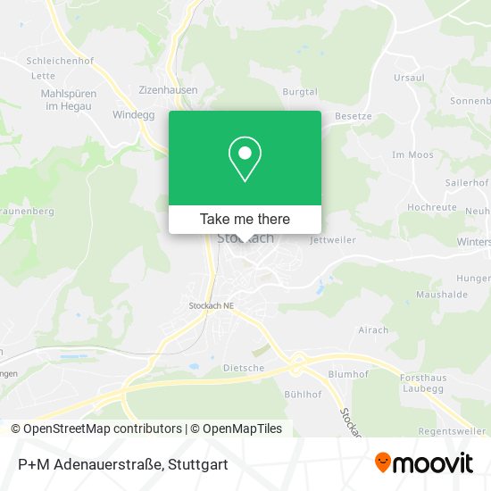 P+M Adenauerstraße map