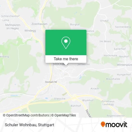 Карта Schuler Wohnbau