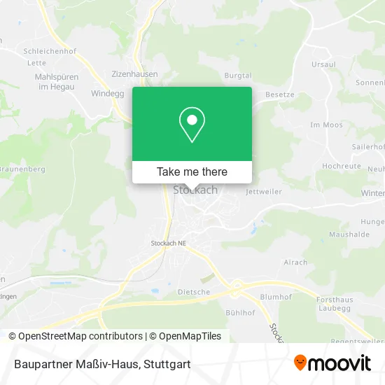 Карта Baupartner Maßiv-Haus