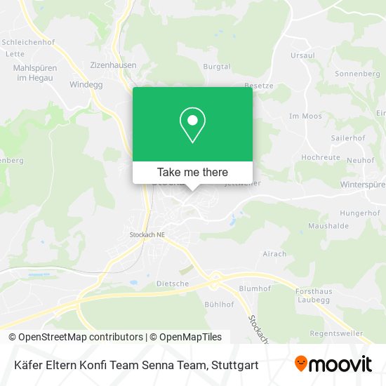 Карта Käfer Eltern Konfi Team Senna Team