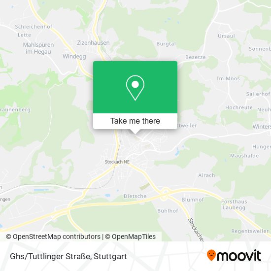 Карта Ghs/Tuttlinger Straße