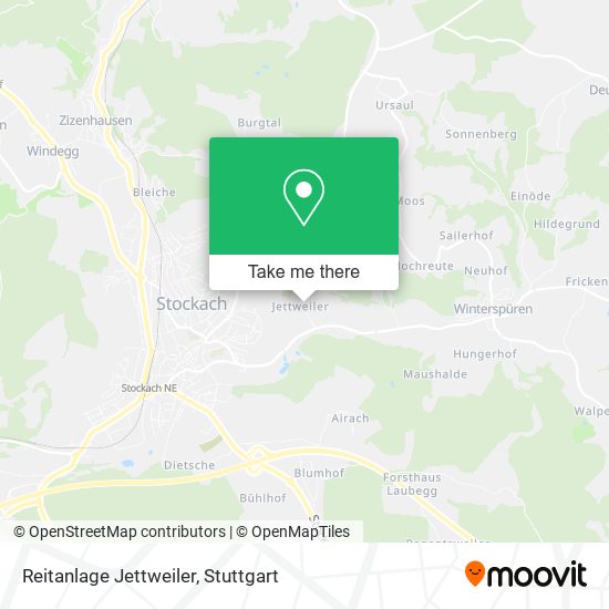 Reitanlage Jettweiler map