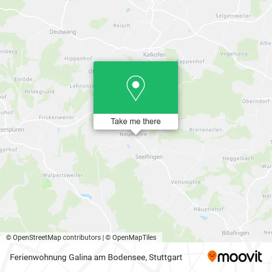 Карта Ferienwohnung Galina am Bodensee