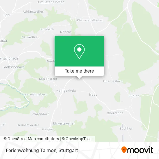 Карта Ferienwohnung Talmon