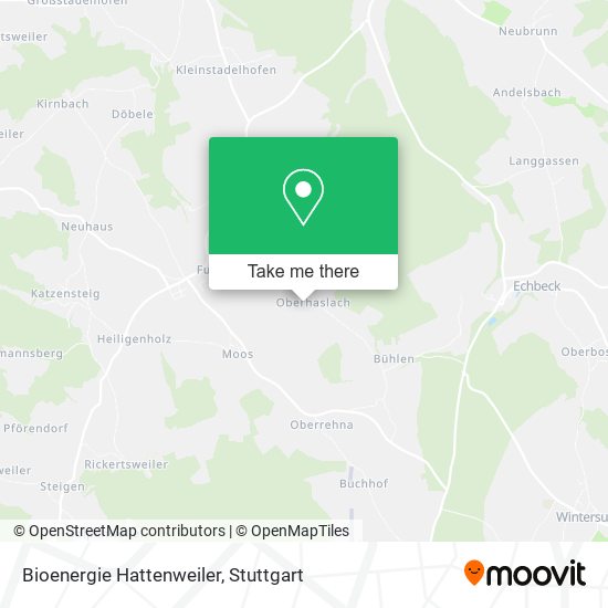 Bioenergie Hattenweiler map
