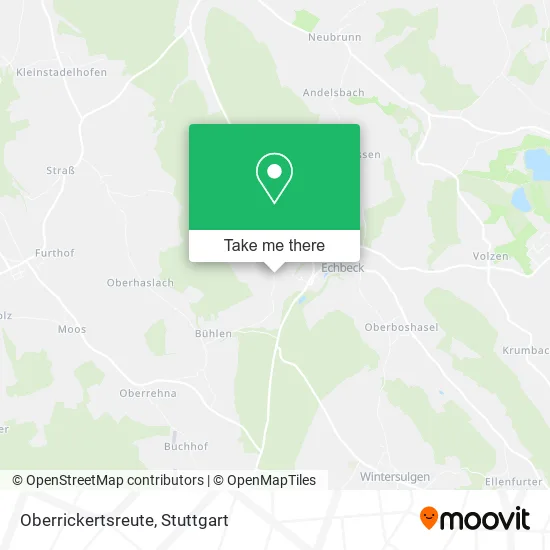 Oberrickertsreute map