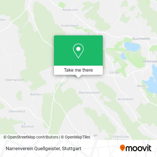 Narrenverein Quellgeister map