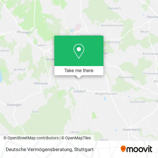 Deutsche Vermögensberatung map