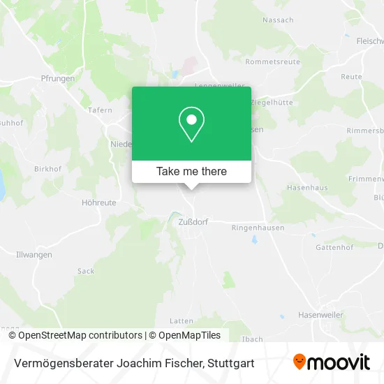 Карта Vermögensberater Joachim Fischer