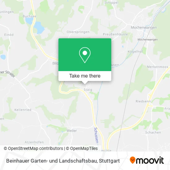 Карта Beinhauer Garten- und Landschaftsbau