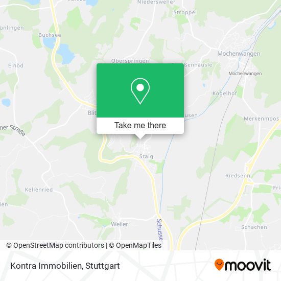 Kontra Immobilien map