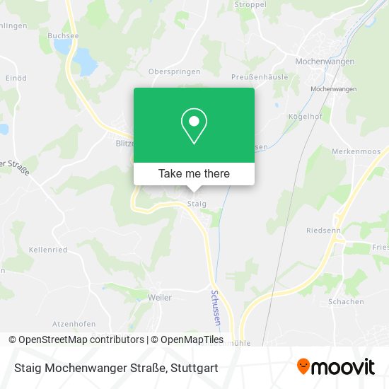 Staig Mochenwanger Straße map