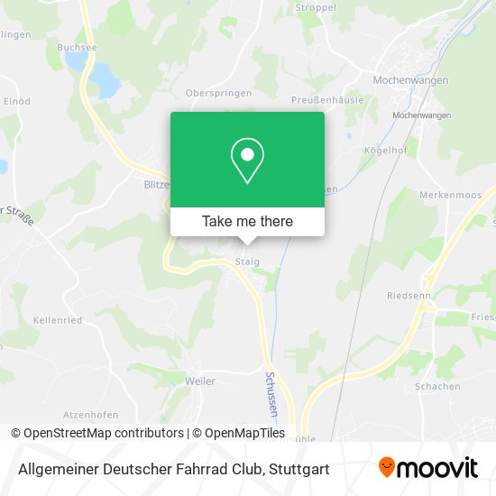 Allgemeiner Deutscher Fahrrad Club map