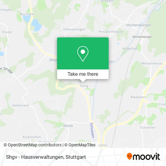 Shgv - Hausverwaltungen map