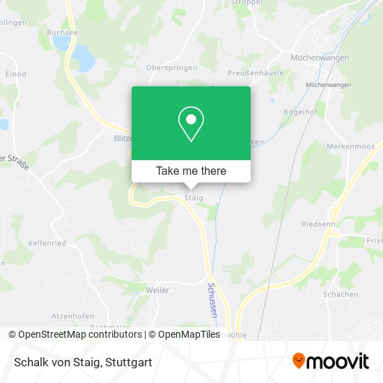 Schalk von Staig map