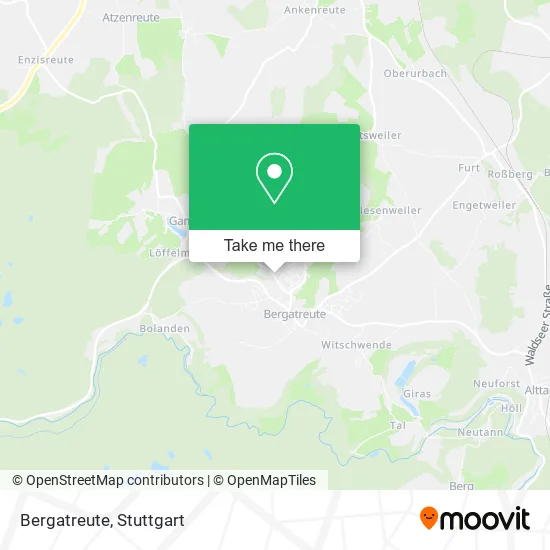 Карта Bergatreute