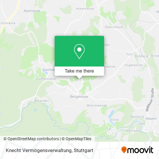 Knecht Vermögensverwaltung map