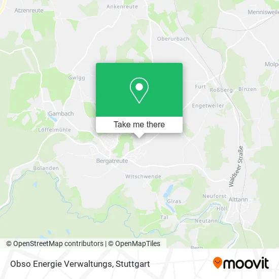 Карта Obso Energie Verwaltungs