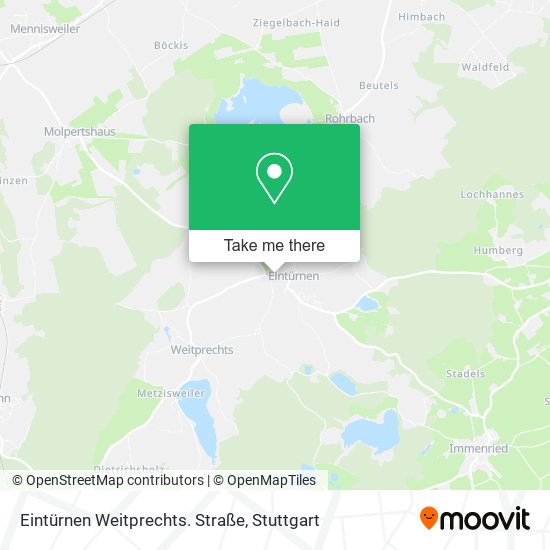 Eintürnen Weitprechts. Straße map