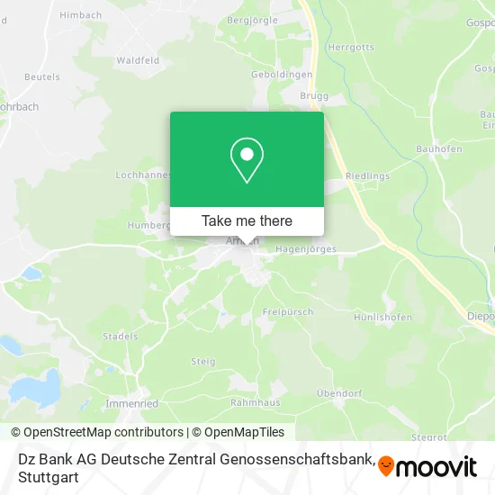 Карта Dz Bank AG Deutsche Zentral Genossenschaftsbank