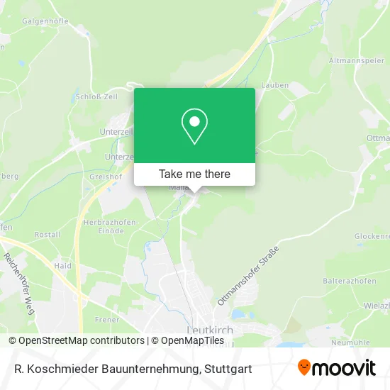 Карта R. Koschmieder Bauunternehmung