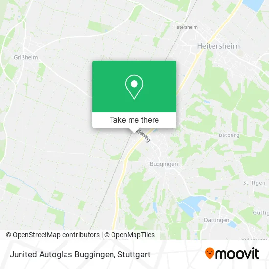 Junited Autoglas Buggingen map
