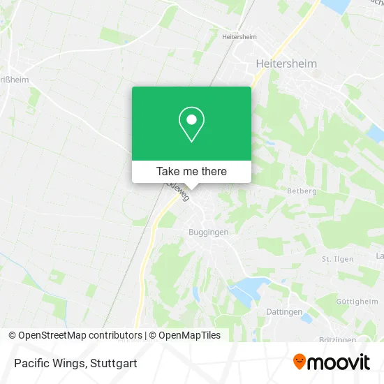 Карта Pacific Wings