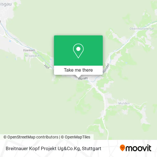 Карта Breitnauer Kopf Projekt Ug&Co.Kg