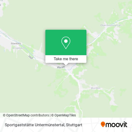 Sportgaststätte Untermünstertal map