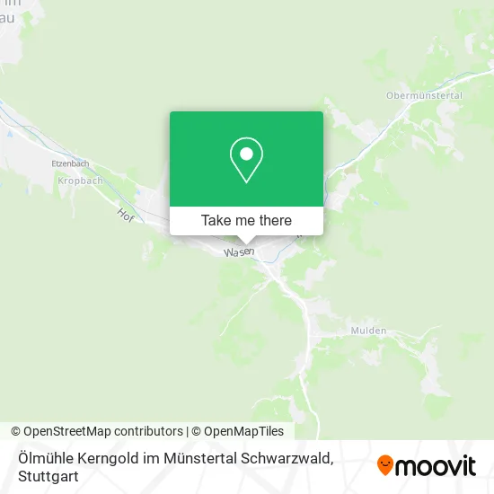 Карта Ölmühle Kerngold im Münstertal Schwarzwald