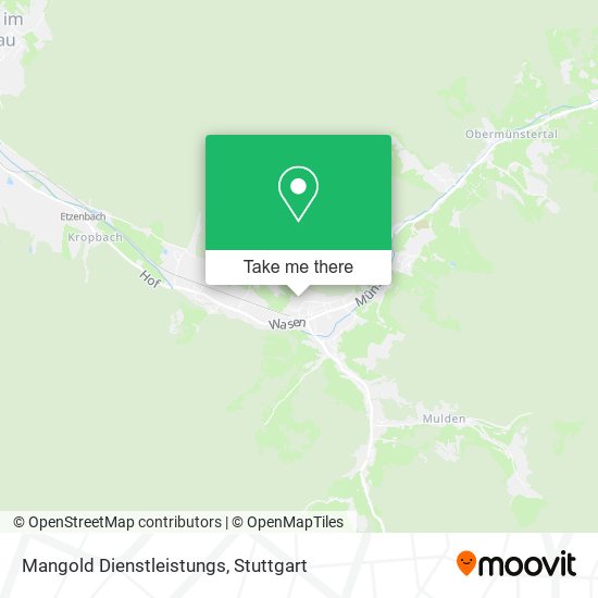 Mangold Dienstleistungs map