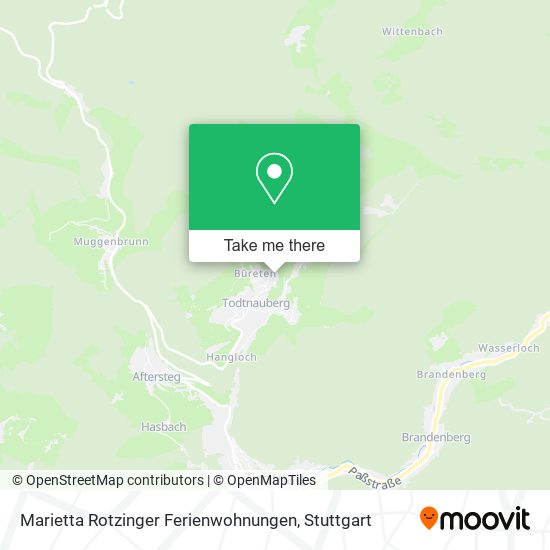 Marietta Rotzinger Ferienwohnungen map