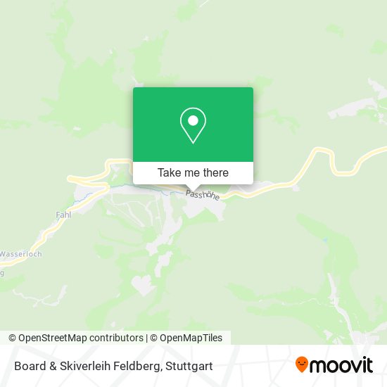 Board & Skiverleih Feldberg map