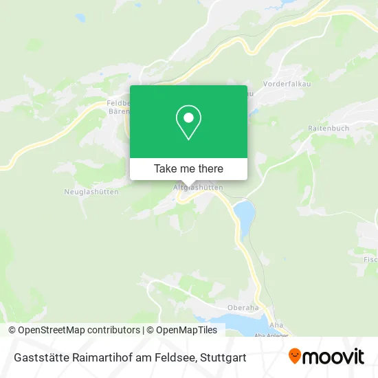 Карта Gaststätte Raimartihof am Feldsee