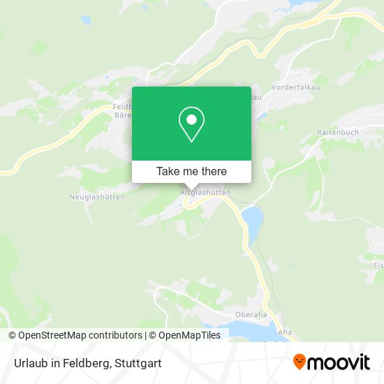 Urlaub in Feldberg map