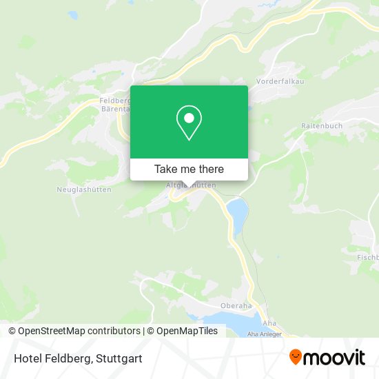 Hotel Feldberg map