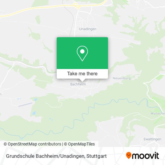 Grundschule Bachheim/Unadingen map