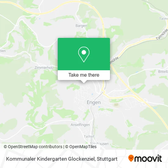 Kommunaler Kindergarten Glockenziel map