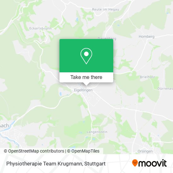 Physiotherapie Team Krugmann map