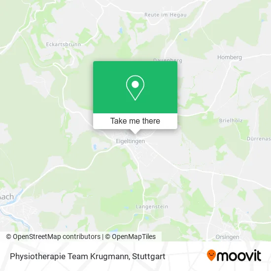 Карта Physiotherapie Team Krugmann