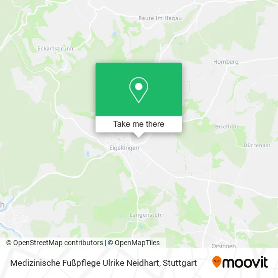 Карта Medizinische Fußpflege Ulrike Neidhart