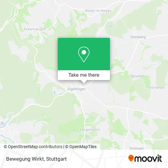 Карта Bewegung Wirkt