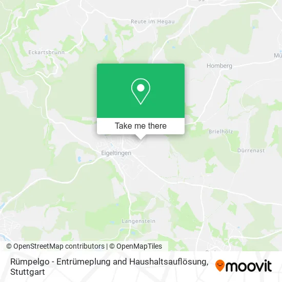 Карта Rümpelgo - Entrümeplung and Haushaltsauflösung